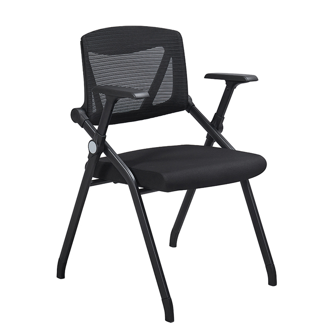 Black Movable Backrest Training Chair with Armrest
