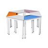 Mobile Collaborative Desk Nesting Flip Top Conference Desk