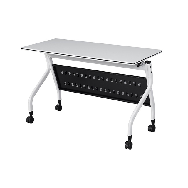 Folding Flip Top Training Table with Wheels