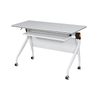 Folding Flip Top Training Table with Wheels