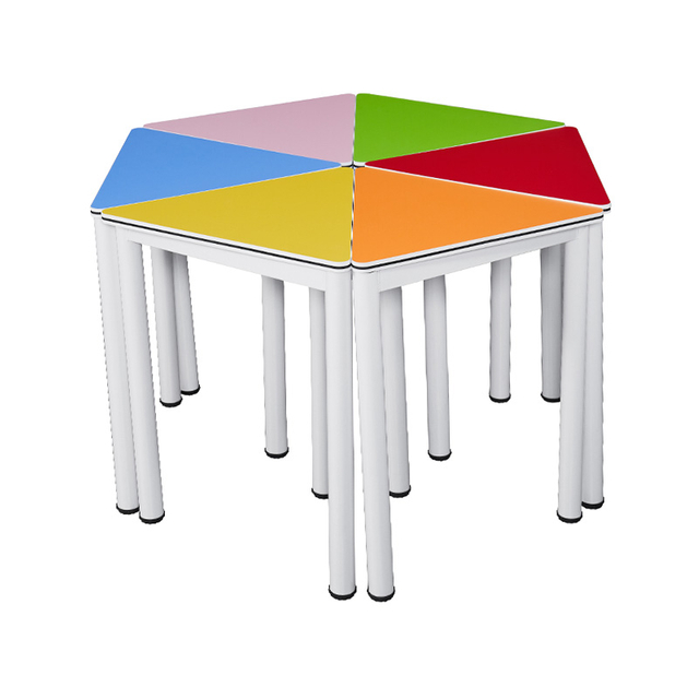 Mobile Collaborative Desk Nesting Flip Top Conference Desk